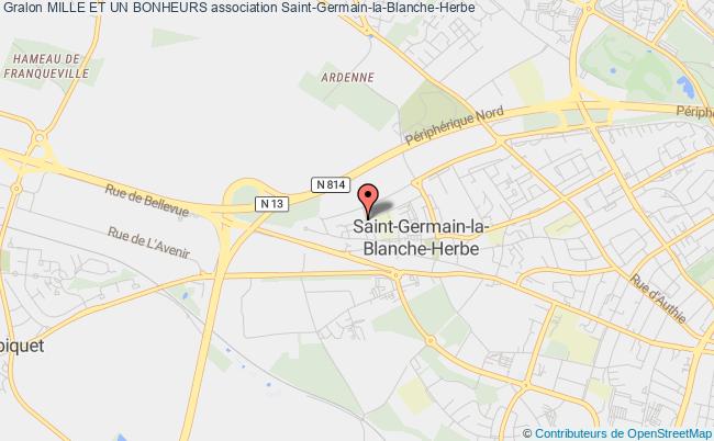 plan association Mille Et Un Bonheurs Saint-Germain-la-Blanche-Herbe