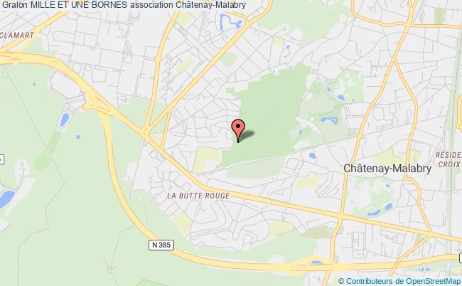 plan association Mille Et Une Bornes Châtenay-Malabry
