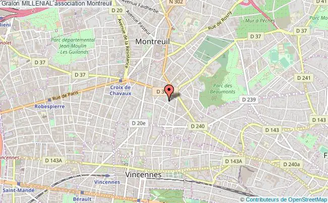 plan association Millenial Montreuil