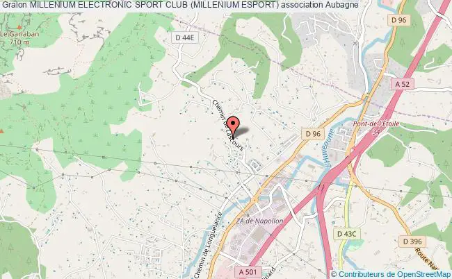 plan association Millenium Electronic Sport Club (millenium Esport) Aubagne