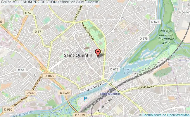 plan association Millenium Production Saint-Quentin