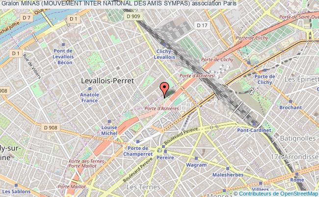 plan association Minas (mouvement Inter National Des Amis Sympas) Paris