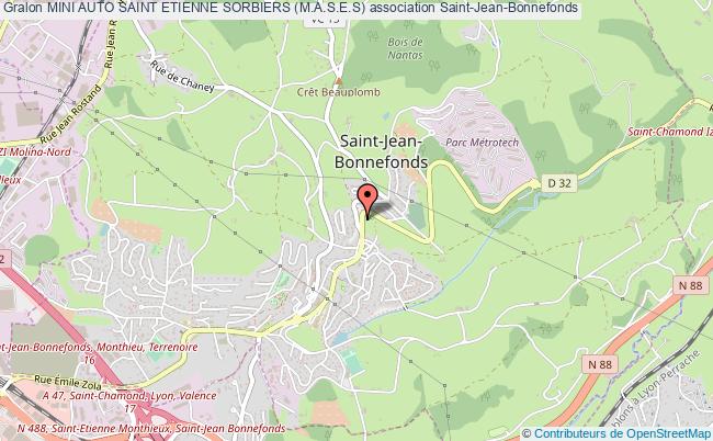 plan association Mini Auto Saint Etienne Sorbiers (m.a.s.e.s) Saint-Jean-Bonnefonds