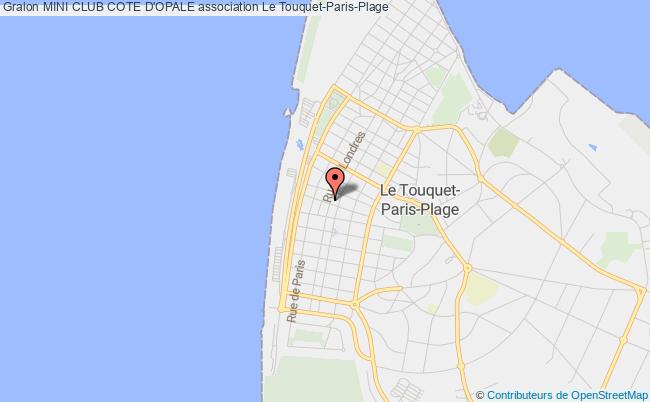 plan association Mini Club Cote D'opale Le    Touquet-Paris-Plage