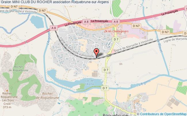 plan association Mini Club Du Rocher Roquebrune-sur-Argens