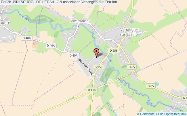 plan association Mini School De L'ecaillon Vendegies-sur-Écaillon