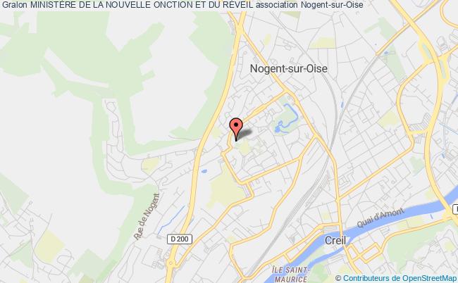 plan association MinistÈre De La Nouvelle Onction Et Du RÉveil Nogent-sur-Oise