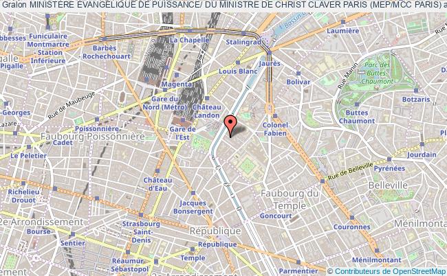 MINISTÈRE ÉVANGÉLIQUE DE PUISSANCE/ DU MINISTRE DE CHRIST CLAVER PARIS (MEP/MCC PARIS)