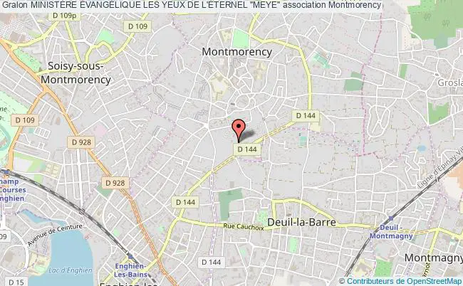 plan association MinistÈre ÉvangÉlique Les Yeux De L'Éternel "meye" Montmorency