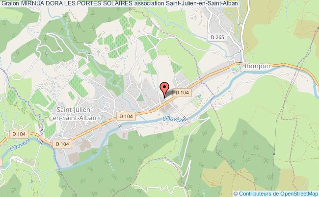 plan association Mirnua Dora Les Portes Solaires Saint-Julien-en-Saint-Alban