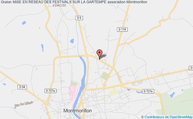 plan association Mise En Reseau Des Festivals Sur La Gartempe Montmorillon
