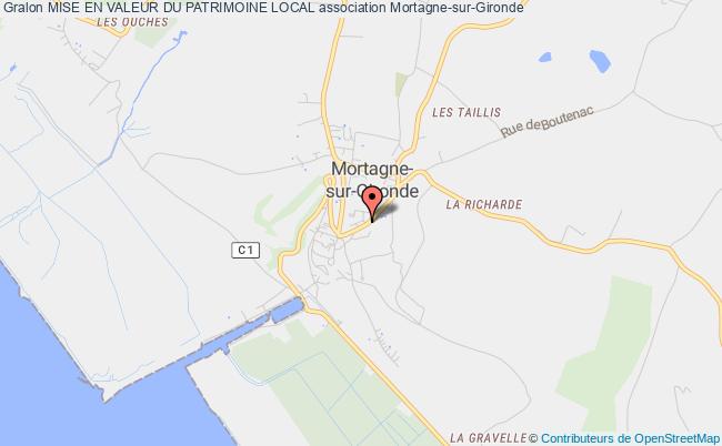plan association Mise En Valeur Du Patrimoine Local Mortagne-sur-Gironde