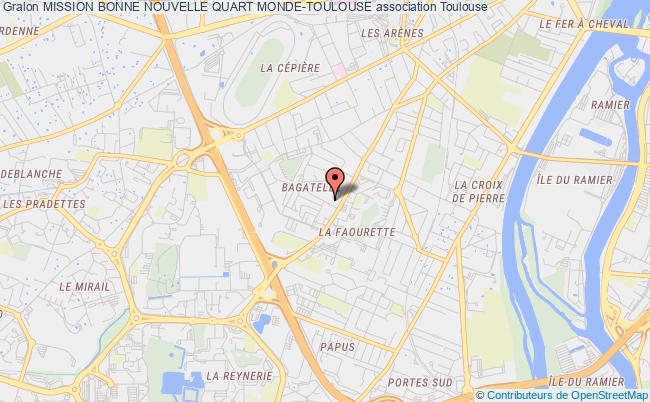 plan association Mission Bonne Nouvelle Quart Monde-toulouse Toulouse