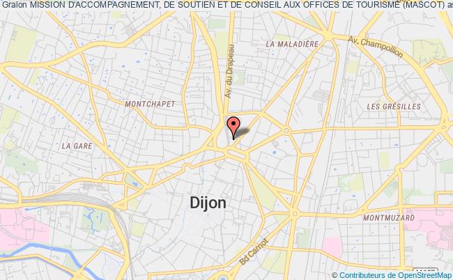 plan association Mission D'accompagnement, De Soutien Et De Conseil Aux Offices De Tourisme (mascot) Dijon