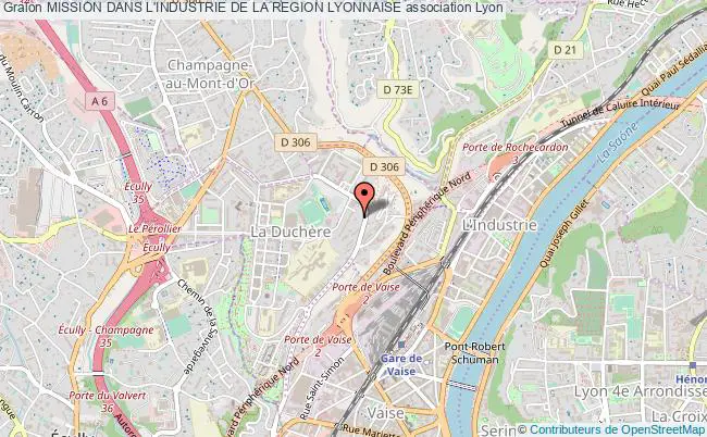 plan association Mission Dans L'industrie De La Region Lyonnaise Lyon 9e Arrondissement