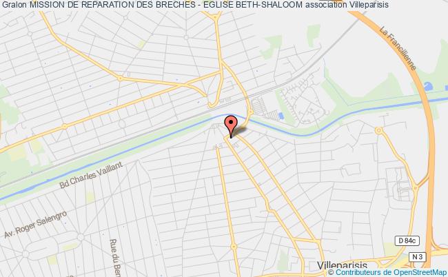 plan association Mission De Reparation Des Breches - Eglise Beth-shaloom Villeparisis