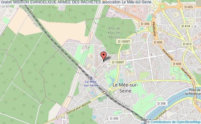 plan association Mission Evangelique Armee Des Rachetes Le    Mée-sur-Seine