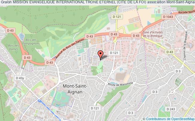 plan association Mission Evangelique International Trone Eternel (cite De La Foi) Mont-Saint-Aignan