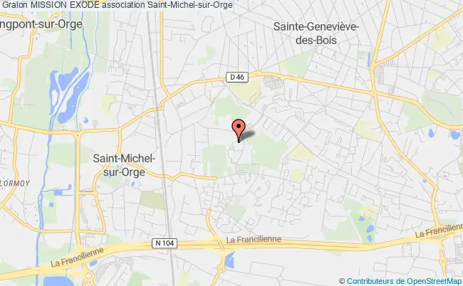 plan association Mission Exode Saint-Michel-sur-Orge