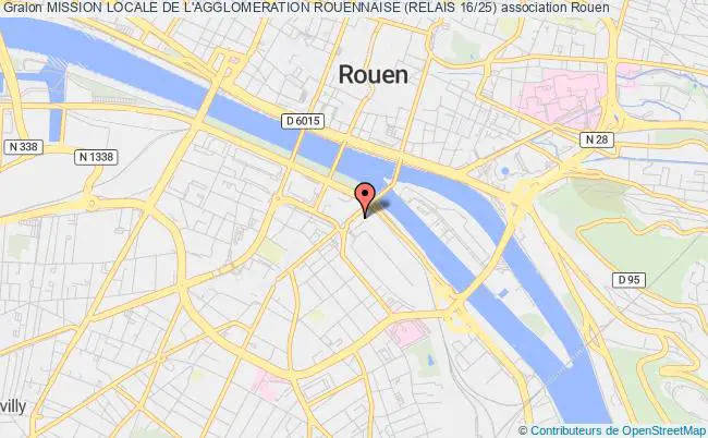 plan association Mission Locale De L'agglomeration Rouennaise (relais 16/25) Rouen