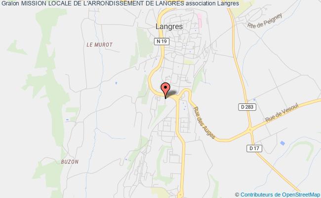 plan association Mission Locale De L'arrondissement De Langres Langres