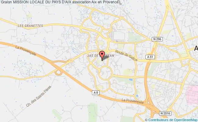 plan association Mission Locale Du Pays D'aix Aix-en-Provence