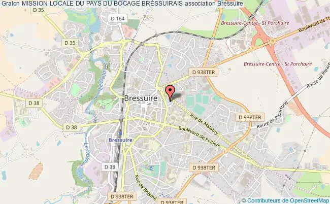 plan association Mission Locale Du Pays Du Bocage Bressuirais Bressuire