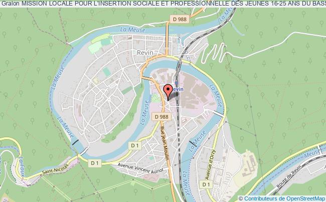 plan association Mission Locale Pour L'insertion Sociale Et Professionnelle Des Jeunes 16-25 Ans Du Bassin D'emploi Nord-ardennes Revin