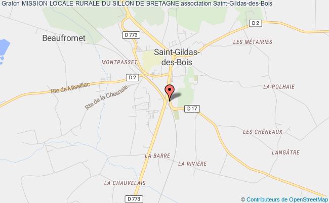 plan association Mission Locale Rurale Du Sillon De Bretagne Saint-Gildas-des-Bois