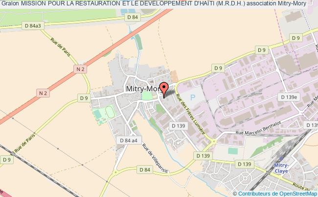 plan association Mission Pour La Restauration Et Le Developpement D'haÏti (m.r.d.h.) Mitry-Mory