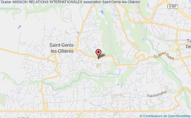 plan association Mission Relations Internationales Saint-Genis-les-Ollières