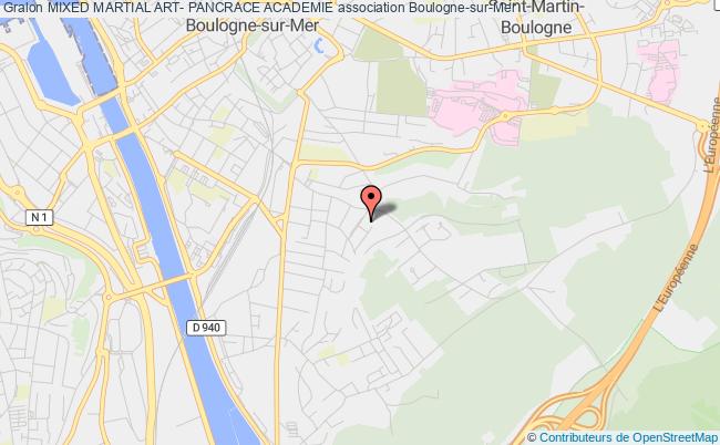plan association Mixed Martial Art- Pancrace Academie Boulogne-sur-Mer