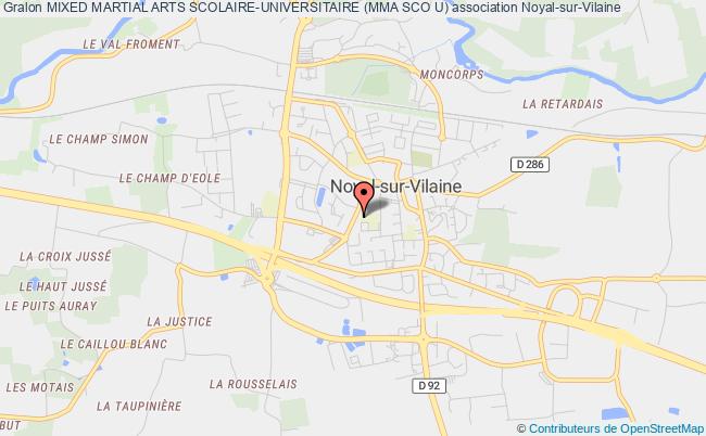 plan association Mixed Martial Arts Scolaire-universitaire (mma Sco U) Noyal-sur-Vilaine
