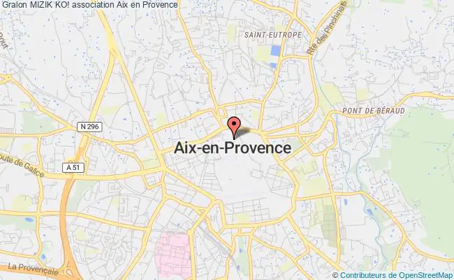 plan association Mizik Ko! Aix-en-Provence
