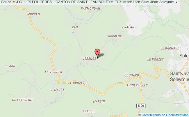 plan association M.j.c. 'les Fougeres' - Canton De Saint-jean-soleymieux Saint-Jean-Soleymieux