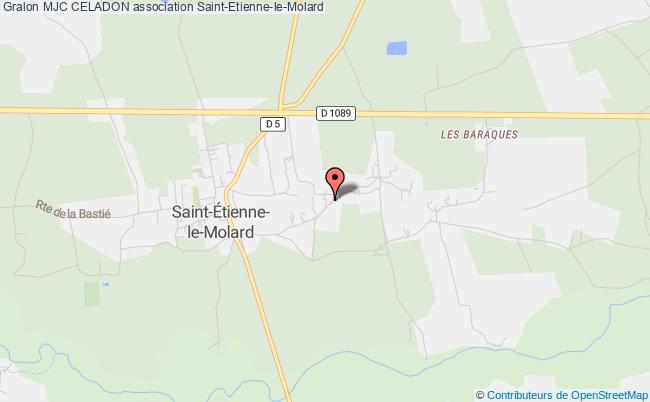 plan association Mjc Celadon Saint-Étienne-le-Molard