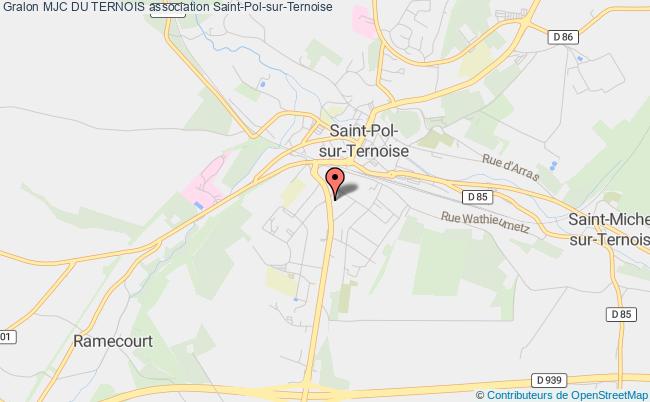 plan association Mjc Du Ternois Saint-Pol-sur-Ternoise