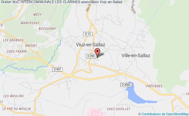 plan association Mjc Intercommunale Les Clarines Viuz-en-Sallaz