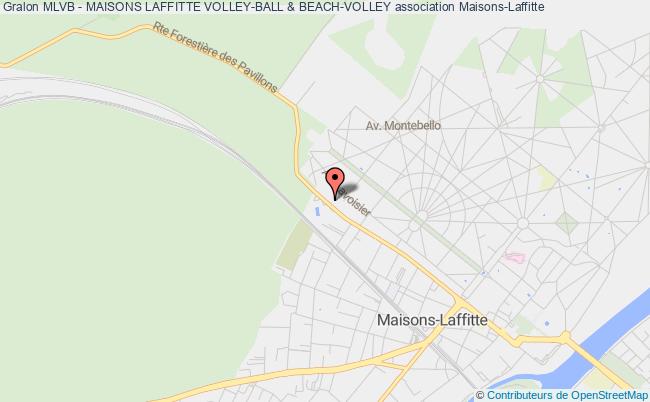 plan association Mlvb - Maisons Laffitte Volley-ball & Beach-volley Maisons-Laffitte