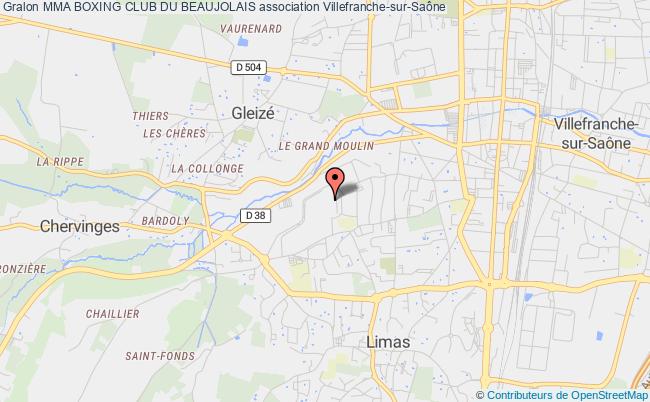 plan association Mma Boxing Club Du Beaujolais Villefranche-sur-Saône