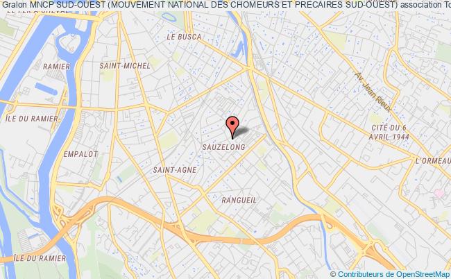 plan association Mncp Sud-ouest (mouvement National Des Chomeurs Et Precaires Sud-ouest) Toulouse