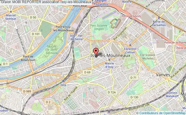 plan association Mobi Reporter Issy-les-Moulineaux
