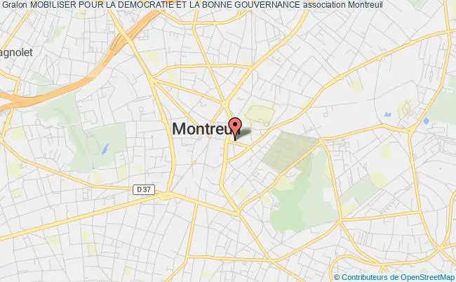 plan association Mobiliser Pour La Democratie Et La Bonne Gouvernance Montreuil