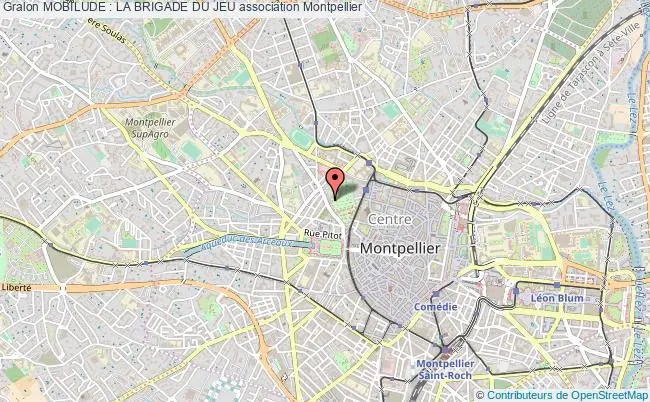 plan association Mobilude : La Brigade Du Jeu Montpellier