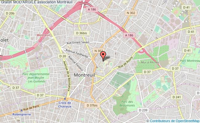 plan association Mod'argile Montreuil