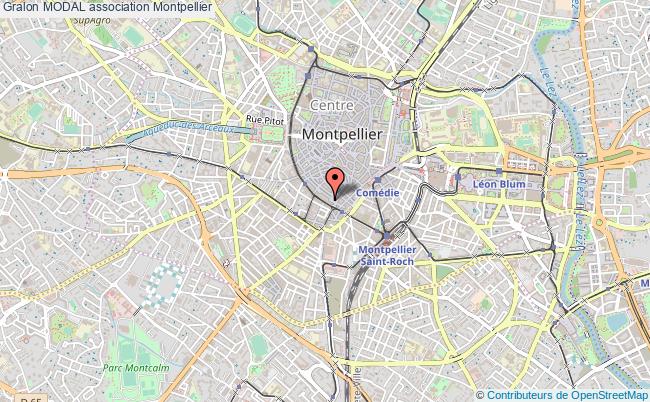 plan association Modal Montpellier
