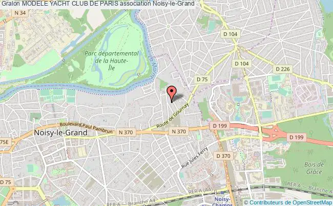 plan association Modele Yacht Club De Paris Noisy-le-Grand