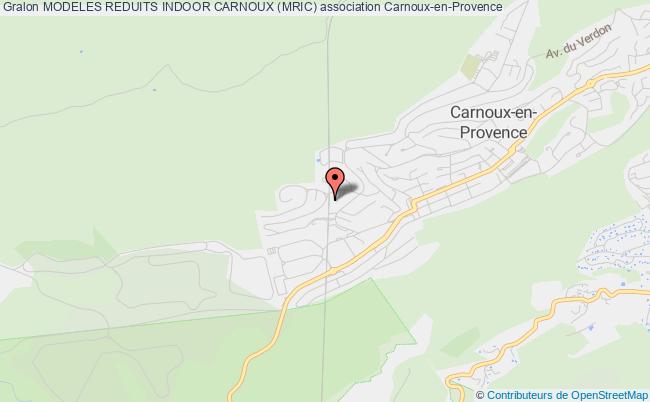 plan association Modeles Reduits Indoor Carnoux (mric) Carnoux-en-Provence