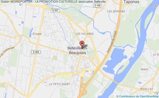 plan association Moireporter - La Promotion Culturelle Belleville-en-Beaujolais