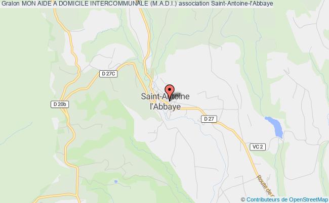 plan association Mon Aide A Domicile Intercommunale (m.a.d.i.) Saint-Antoine-l'Abbaye